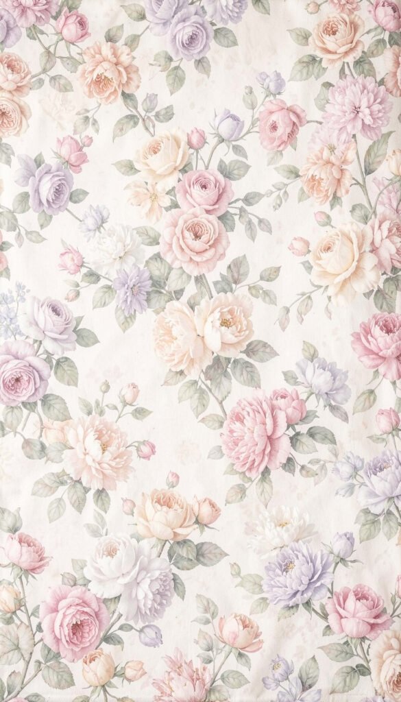 Amor Floral Vintage - Fondos de amor para WhatsApp