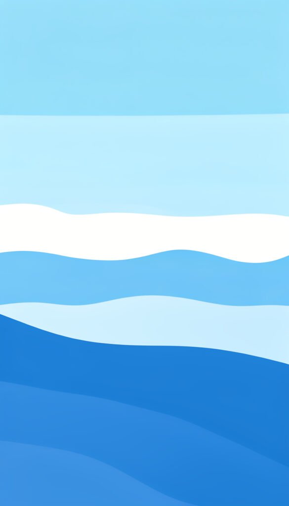 Olas Minimalistas - fondos aesthetic WhatsApp