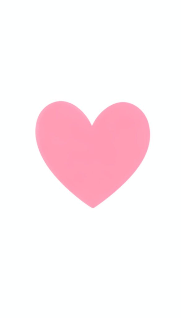 Corazón Aesthetic Rosado - fotos de perfil kawaii minimalistas