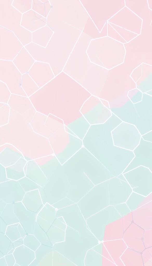 Fondos geométricos científicos - carátulas de laboratorio creativas