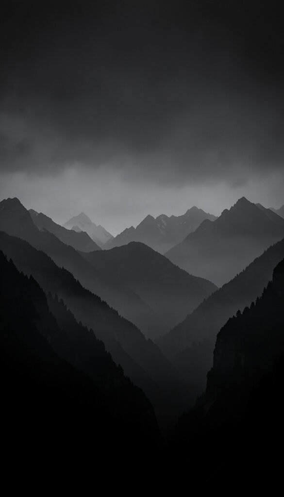 Montañas oscuras - Fotos de Perfil aesthetic negro