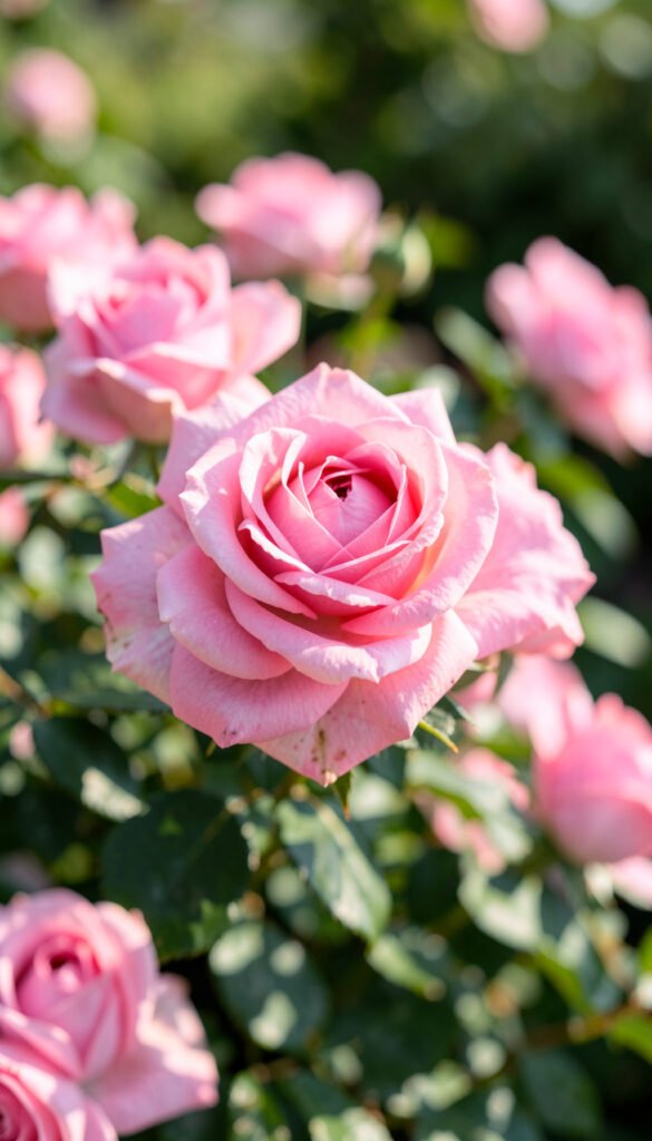 Rosas en plena floración - imágenes de flores naturales
