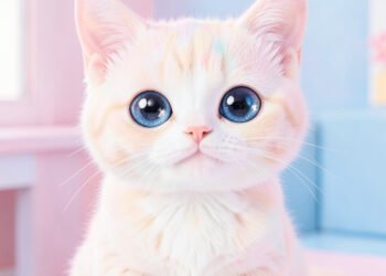 Gatito kawaii pastel - Imágenes kawaii aesthetic para perfil