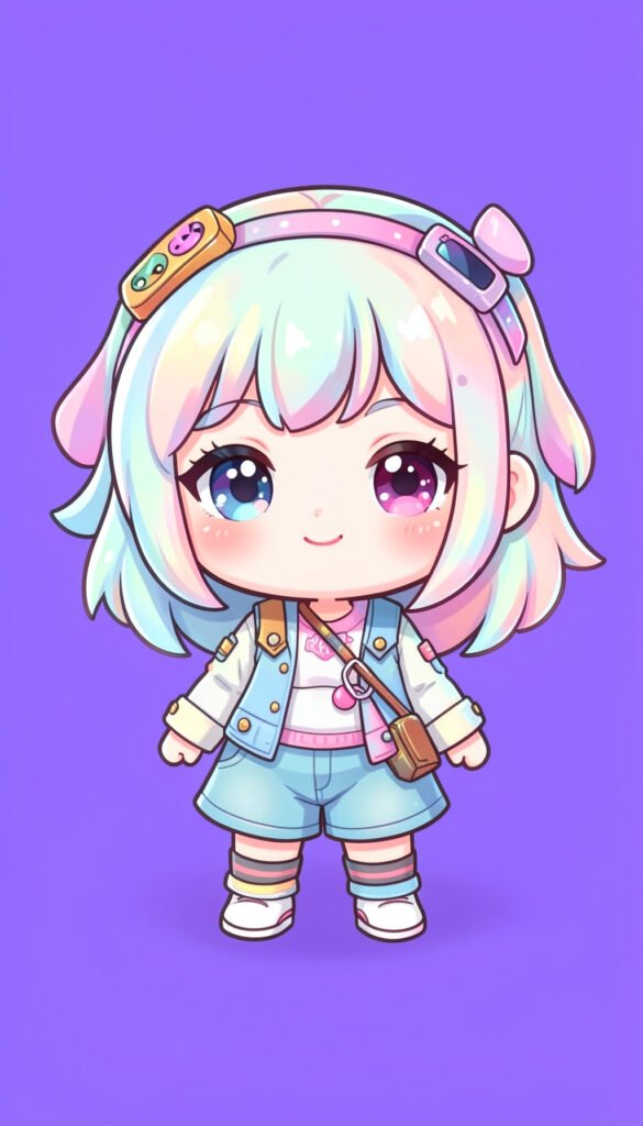 Chibi Girl Moderna - Kawaii fotos de perfil aesthetic