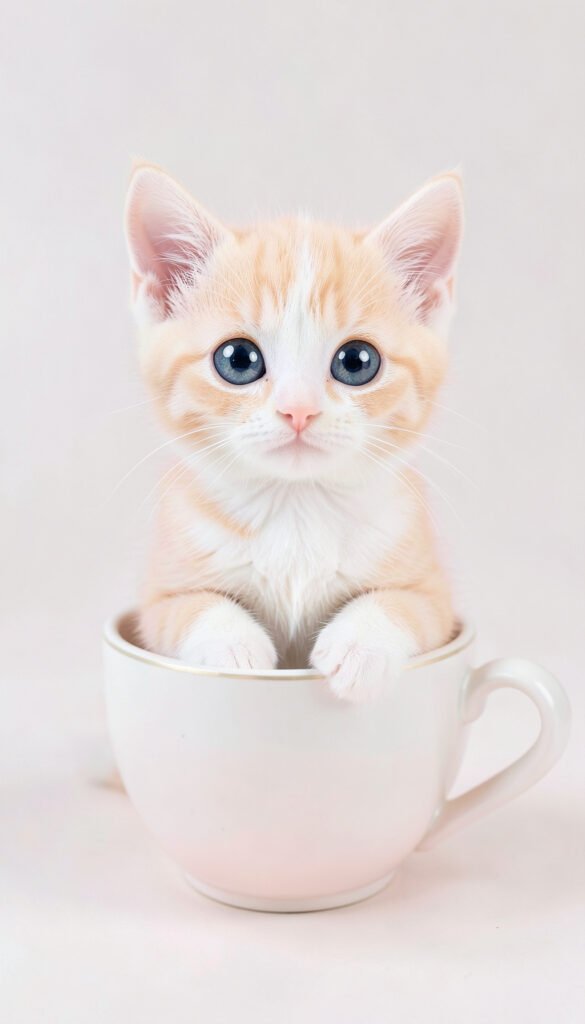 Gatito kawaii pastel - Fotos kawaii para fondo de