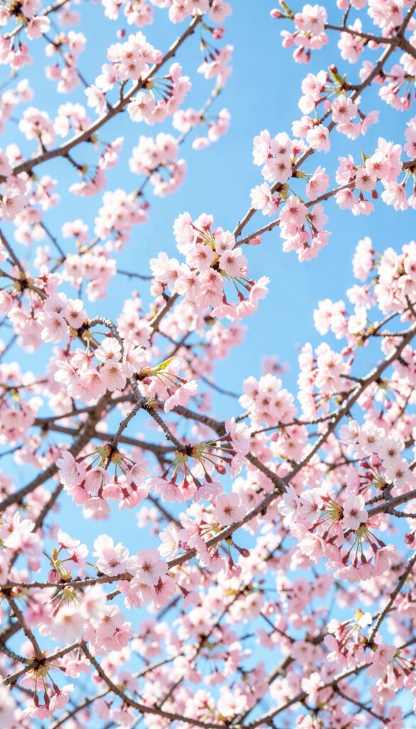 Flor de cerezo en floración - Fondos de flores naturales para