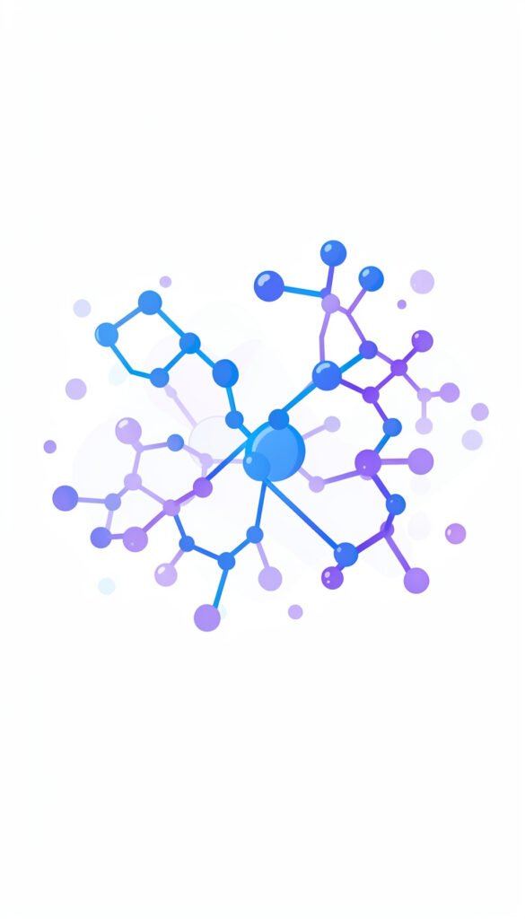 Moléculas en arte - Carátulas de biología para colegio