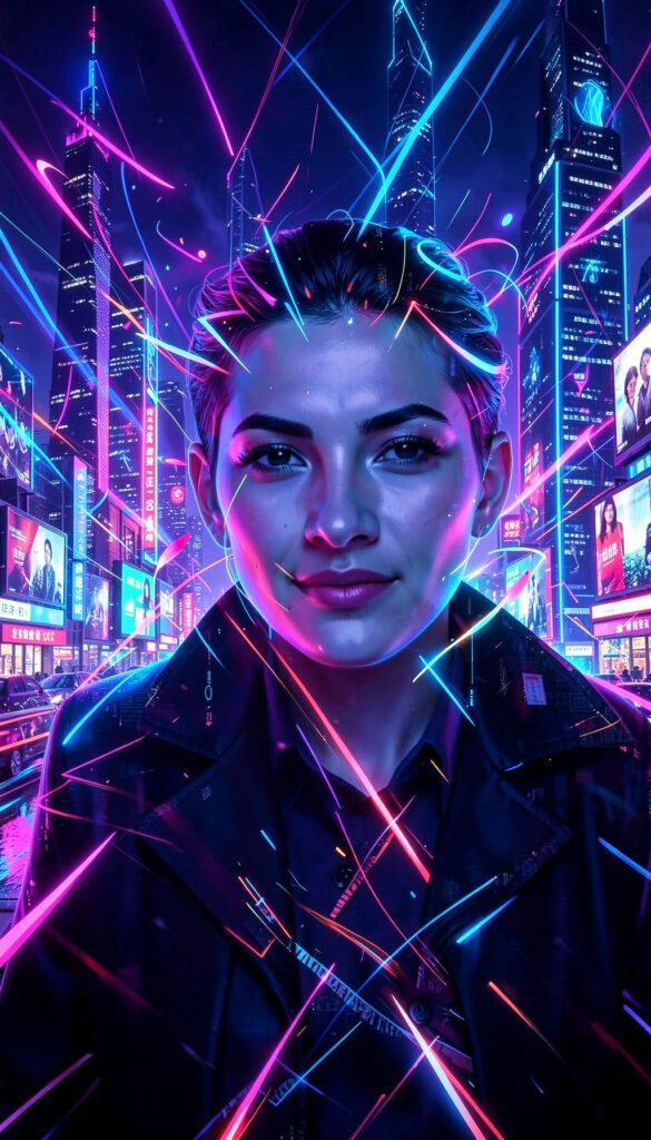 Arte digital futurista - Fotos de perfil bonitas para