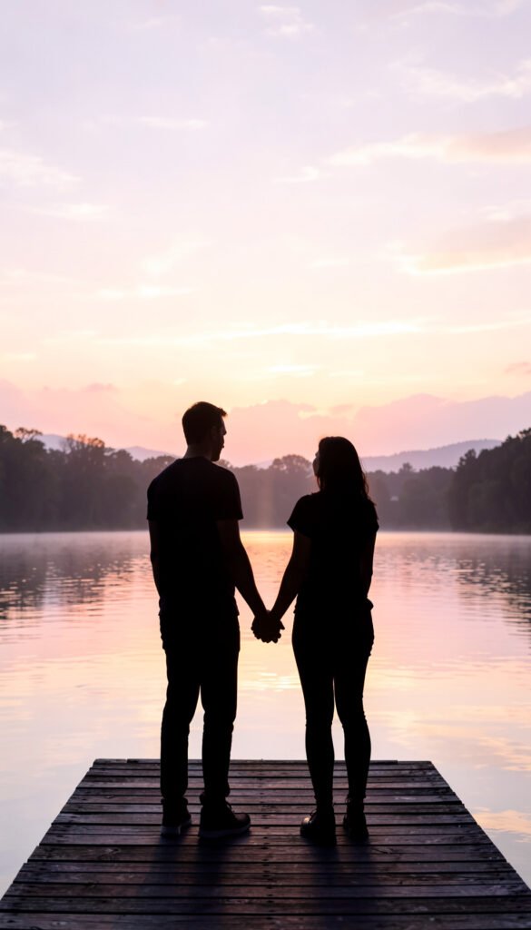 Amanecer romántico - Fondos de pantalla para WhatsApp