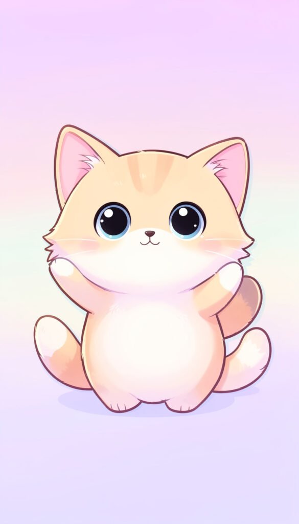 Gato anime adorable - Fotos de perfil kawaii anime