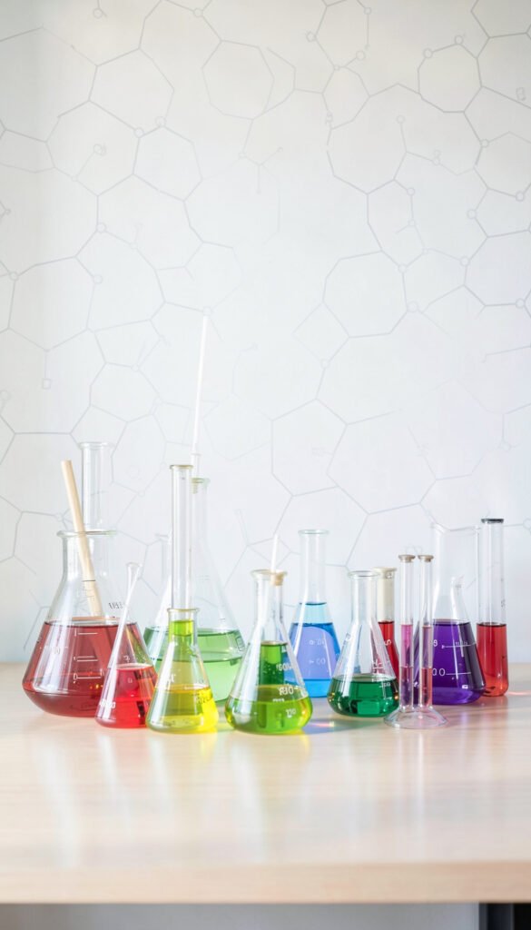 Química Creativa - Carátulas de ciencias para colegio