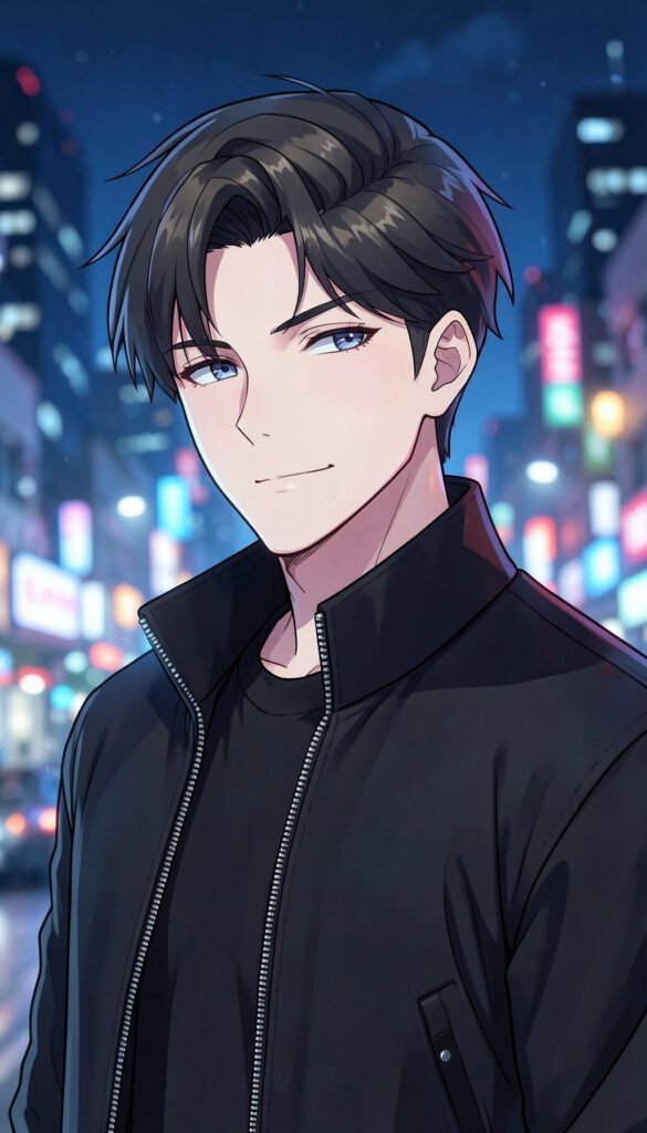 Chico anime urbano y sofisticado - Imágenes anime para perfil elegantes