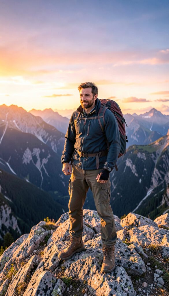 Aventura en la naturaleza - imágenes creativas para hombres