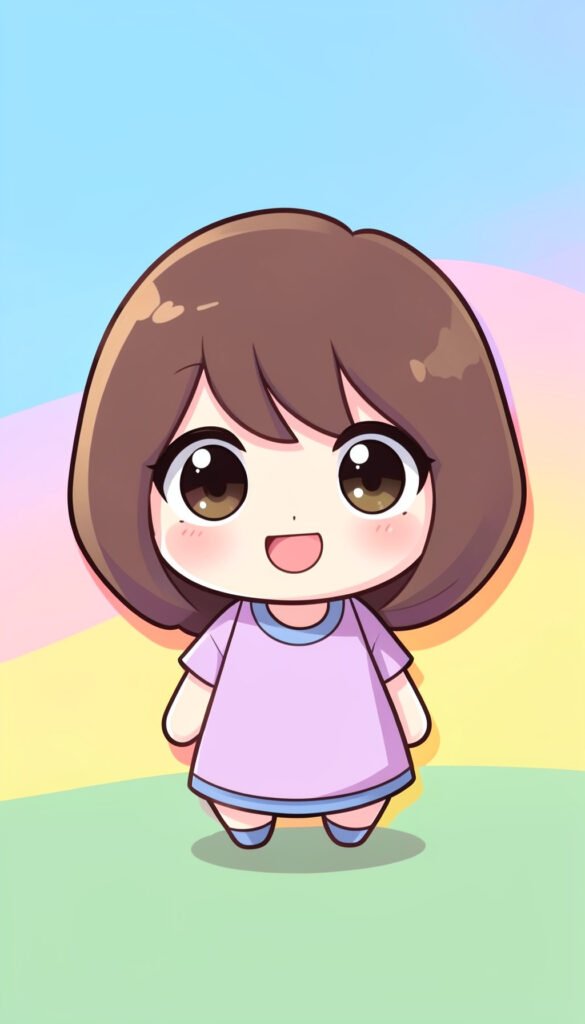 Chibi anime tierno - fotos de perfil anime