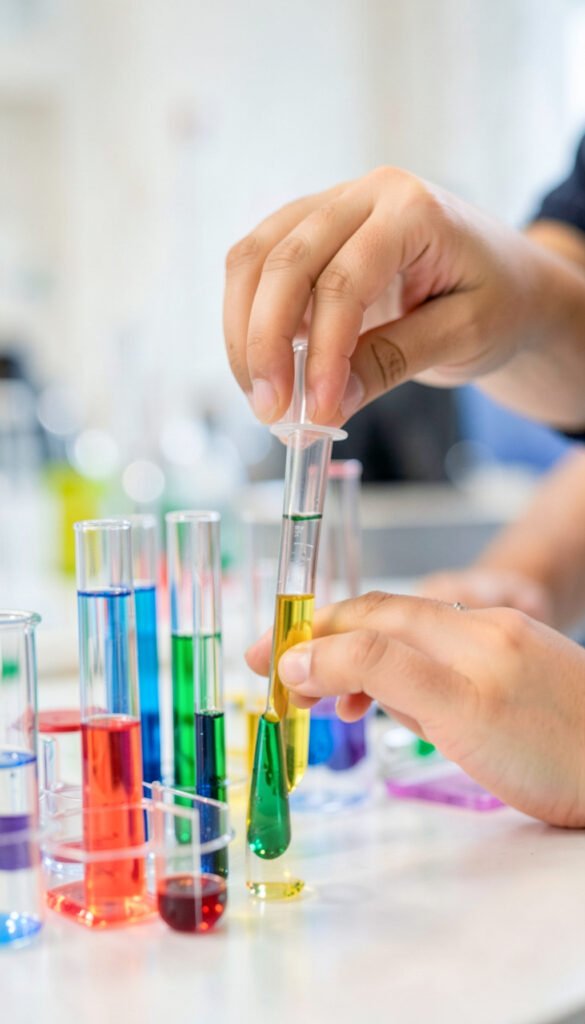 Experimentos en acción - Portadas de química fáciles para