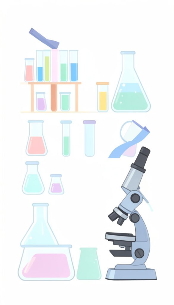 Instrumentos de laboratorio - Carátulas de química para Facebook