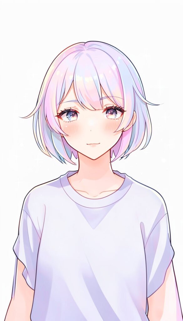 Chica anime minimalista - Fotos de perfil anime para