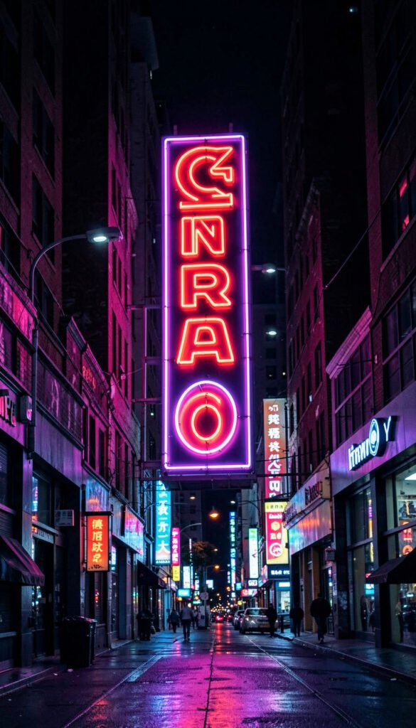 Luces Neón Urbanas - Fotos aesthetic para perfil de