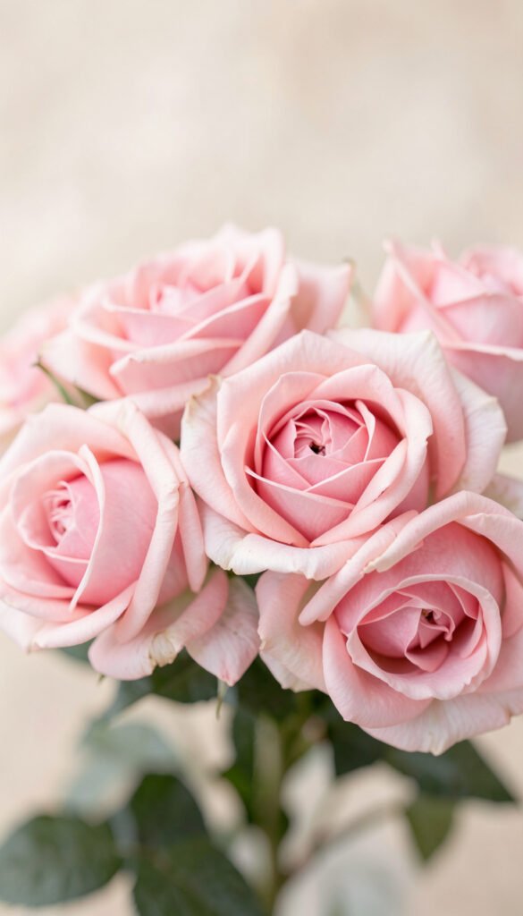 Rosas rosa pastel - Fotos de flores rosas rojas