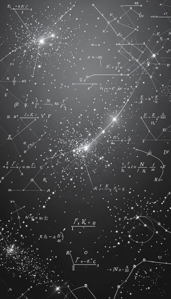 Física moderna abstracta - Portadas de física con fórmulas