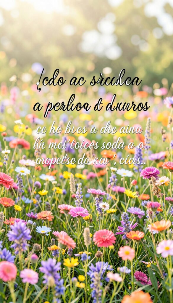 Flores silvestres y reflexión - Flores para perfil con frases