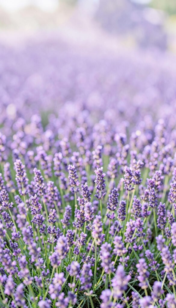 Jardín de lavandas - Fondos de flores para diseño