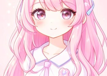 Descargar fondo de pantalla Fotos de perfil kawaii aesthetic creativas y únicas en HD y 4K gratis Chica kawaii pastel - Fotos de perfil kawaii aesthetic