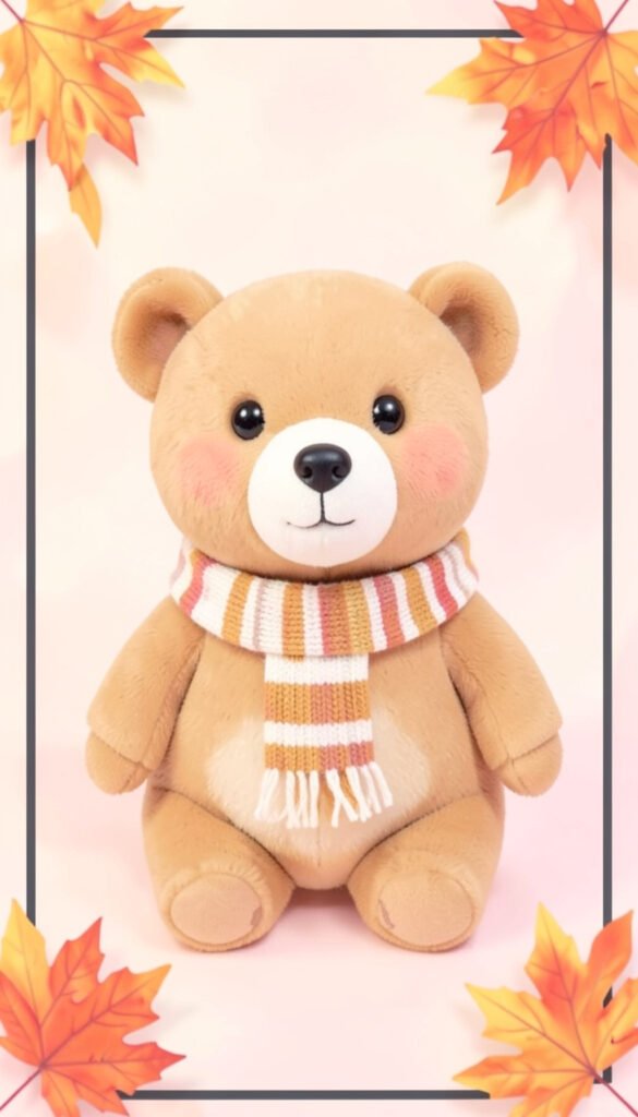 Osito con bufanda - Imágenes kawaii aesthetic para perfil