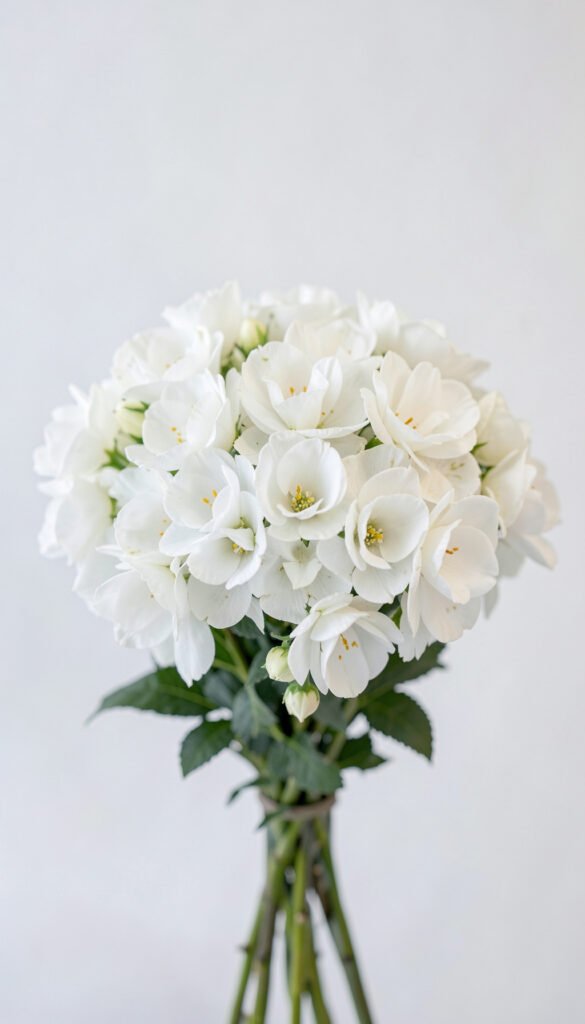 Ramo sofisticado - flores blancas elegantes