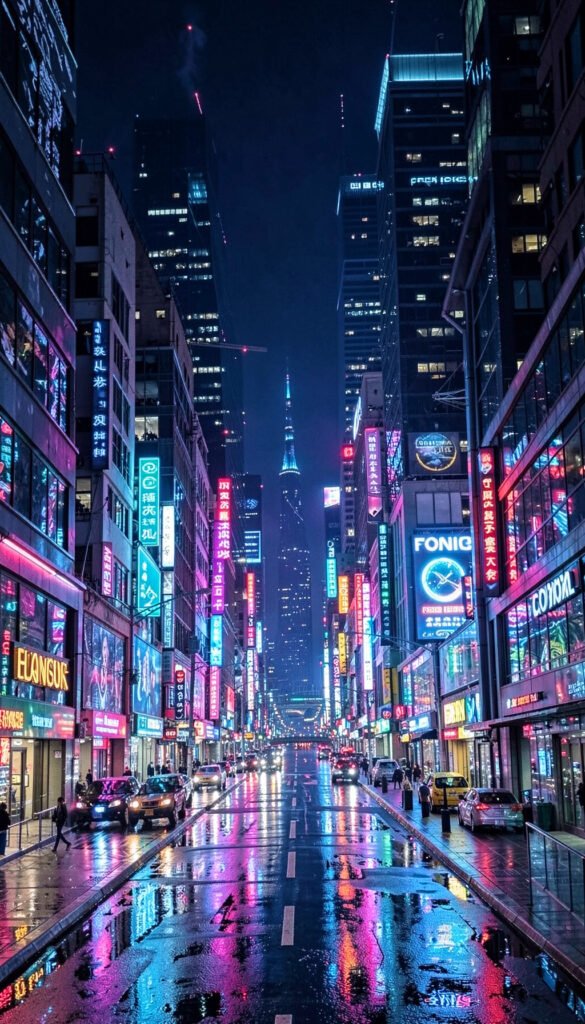 Neón Urbano - Fondos aesthetic para WhatsApp modernos