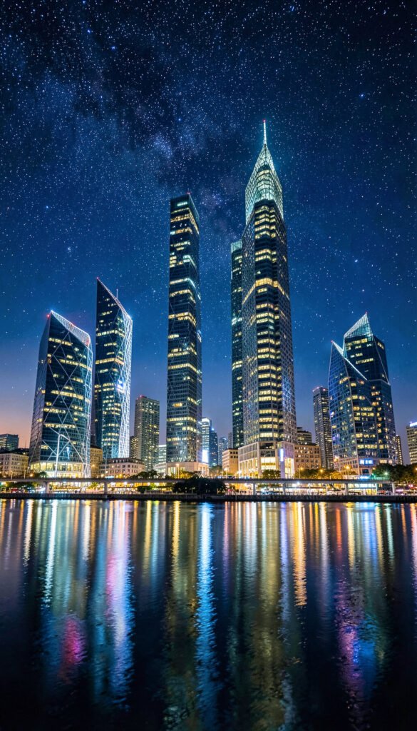 Ciudad Nocturna - imágenes bonitas perfil Facebook