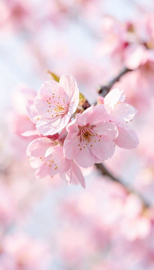 Flor de cerezo en floración - flores macro alta resolución
