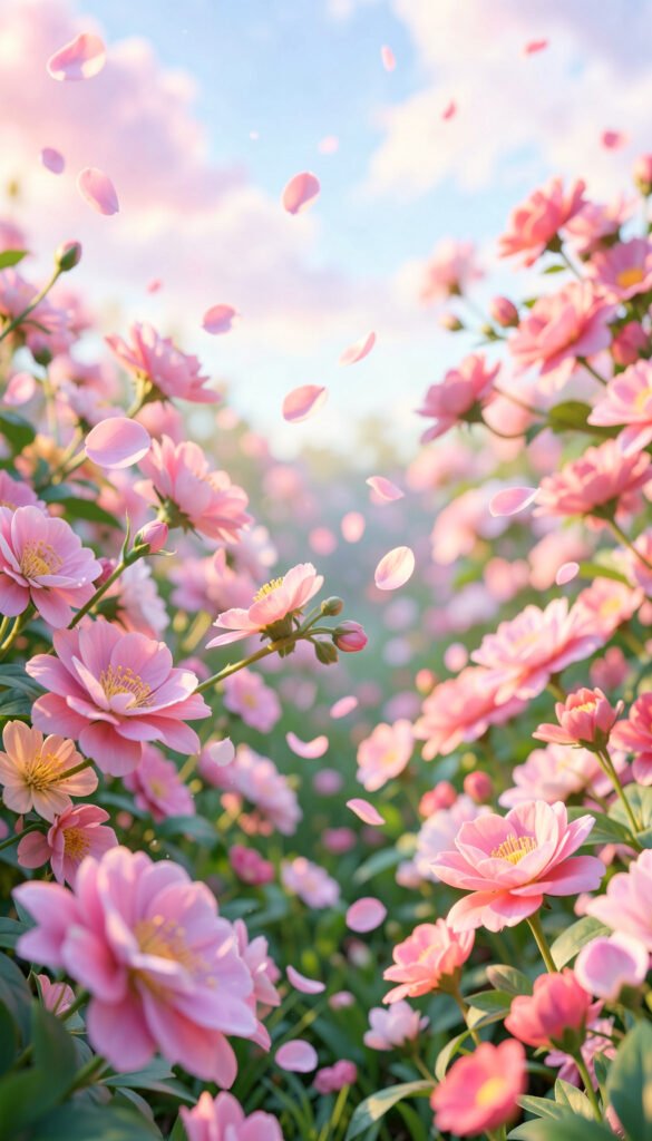 Flores en Movimiento - Fondos de pantalla para WhatsApp