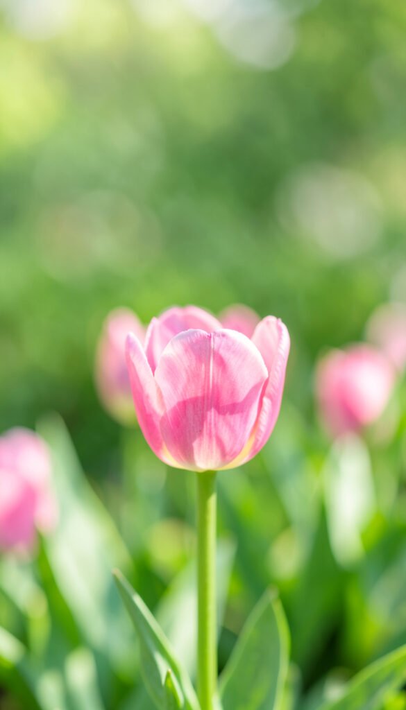 Tulipanes primaverales - Fotos de flores para perfil