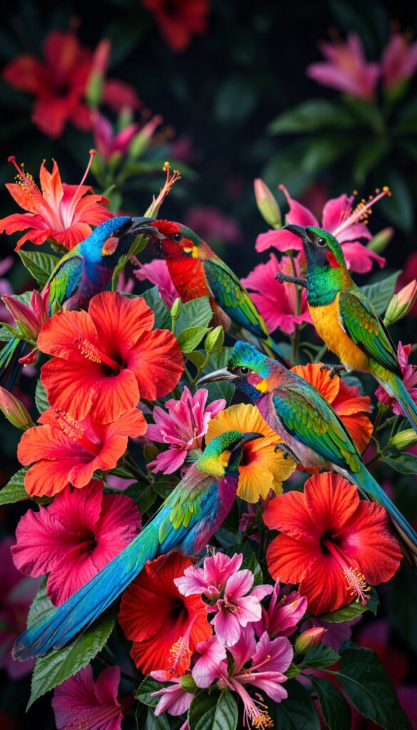 Flores tropicales vibrantes - Imágenes de flores para descargar