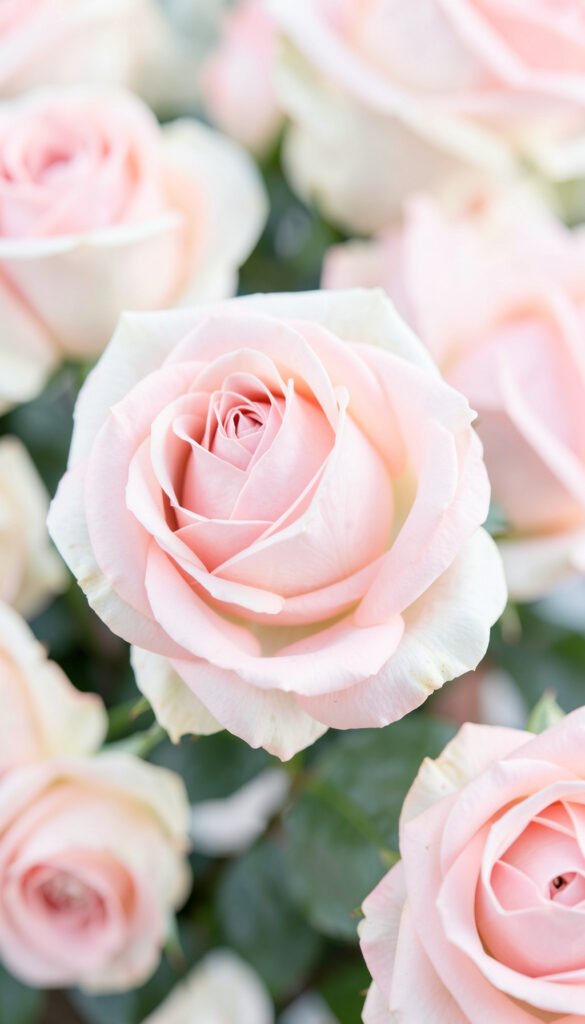 Rosas en tonos pastel - Fondos de flores aesthetic elegantes