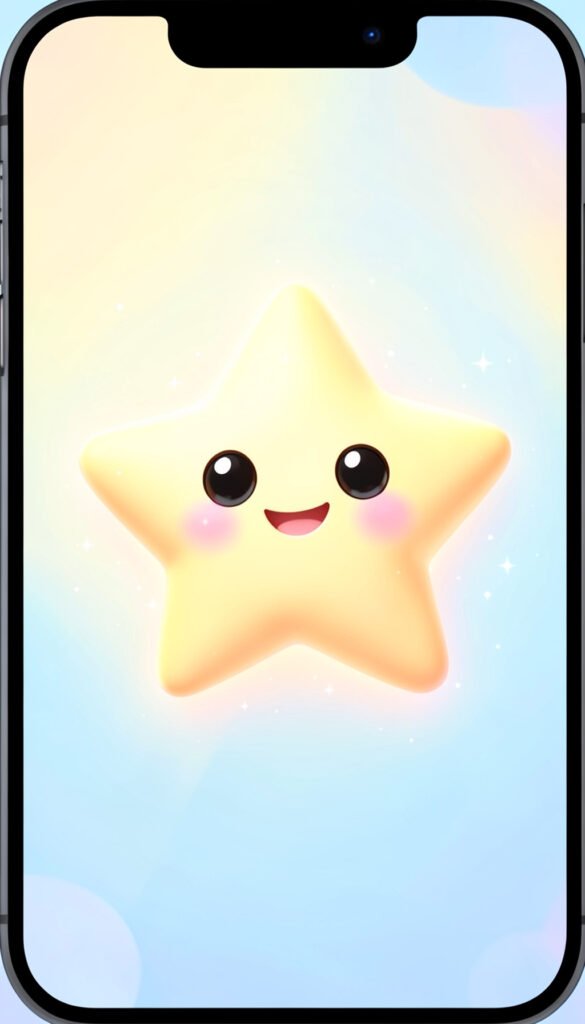Estrella kawaii mágica - Fotos de perfil kawaii para