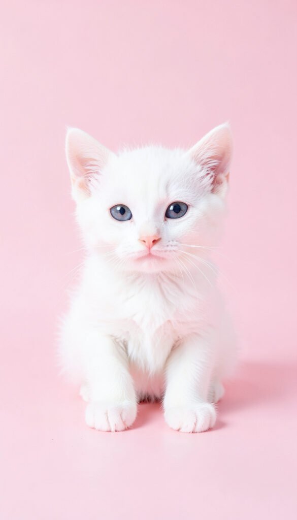 Gatito Pastel Minimalista - fotos de perfil kawaii minimalistas