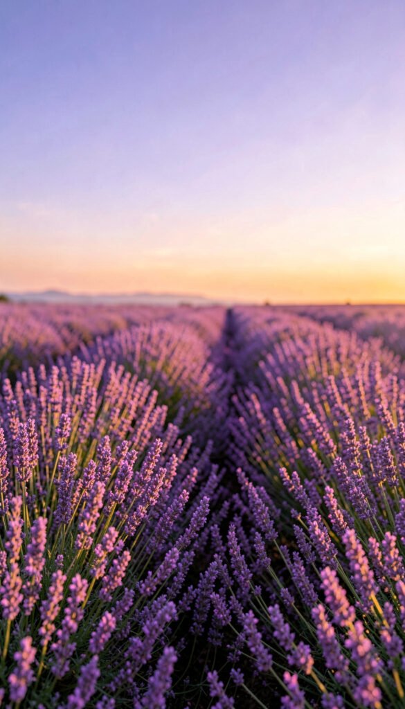 Campos de lavanda - Fotos de perfil de flores