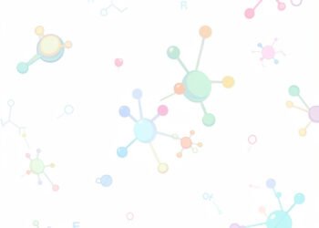 Átomos coloridos - Portadas de química fáciles para