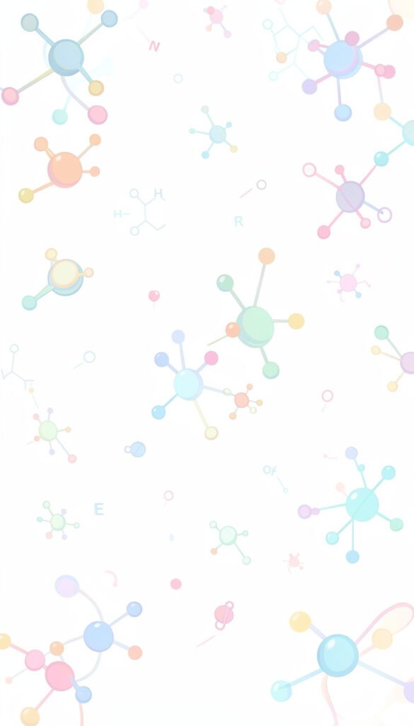 Átomos coloridos - Portadas de química fáciles para