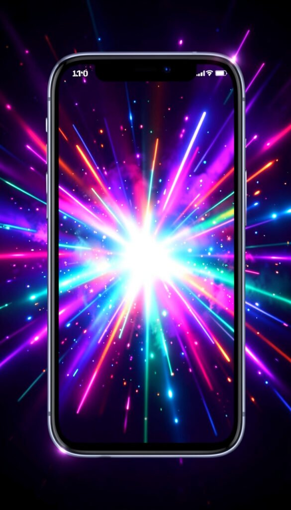 Explosión de color neón - fotos de perfil originales Facebook