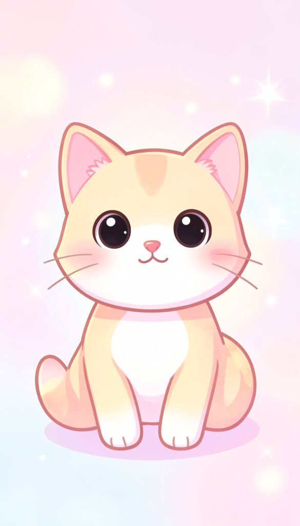 Gatitos Kawaii Pastel - Imágenes kawaii aesthetic bonitas para
