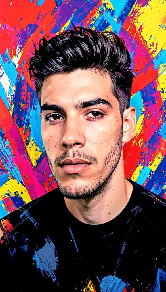 Arte Abstracto Vibrante - Fotos de perfil para hombres