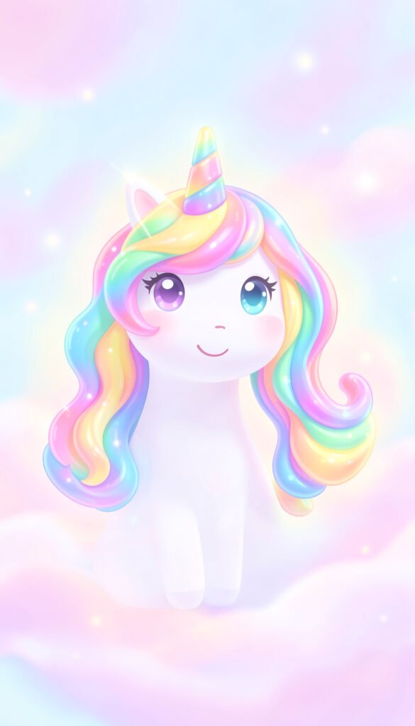 Unicornio pastel - fotos de perfil kawaii