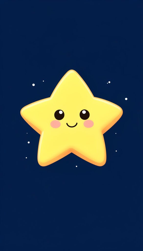 Estrellita feliz kawaii - Fotos de perfil kawaii para