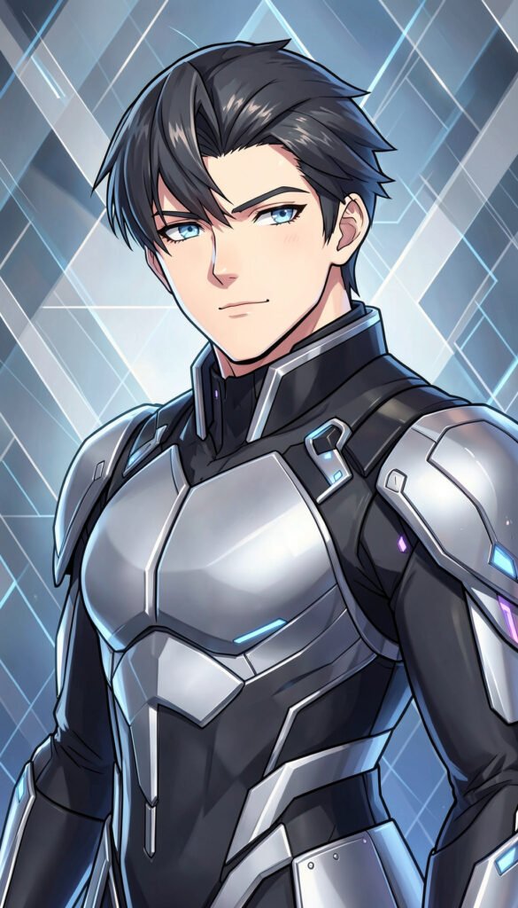 Personaje anime con look futurista - Imágenes anime para perfil elegantes