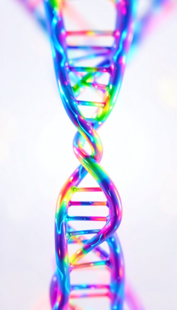 Estructura del ADN - Portadas de química creativas y