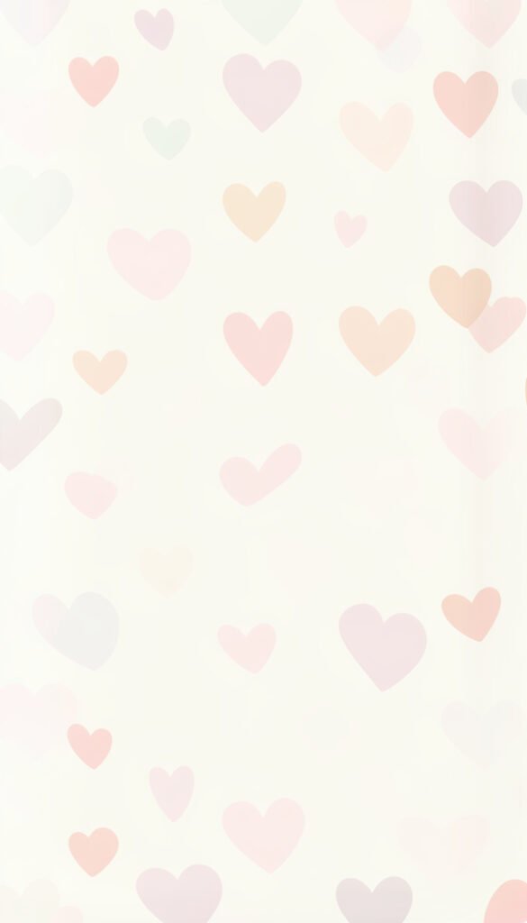 Corazones pastel minimalistas - fotos de perfil kawaii aesthetic
