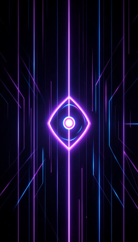 Estilo neón futurista - fotos de perfil originales Facebook